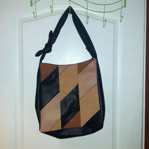 Color Block Shoulder Bag